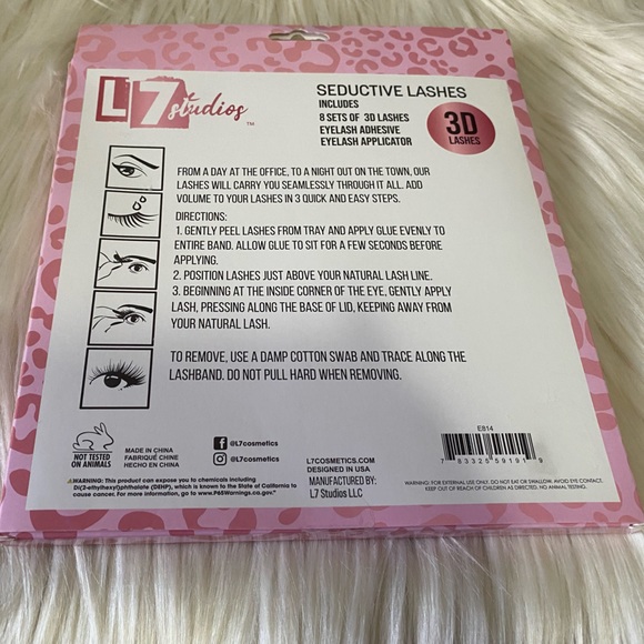 L7 Studios Seductive Lashes 🔥 8- Set of 3D Lashes - Picture 2 of 2